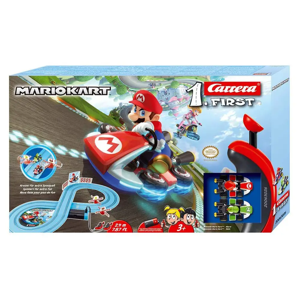 Carrera Pista Nintendo Mario Kart™ 2.4m - Con Spinners 1 First - Veicoli, garage e piste