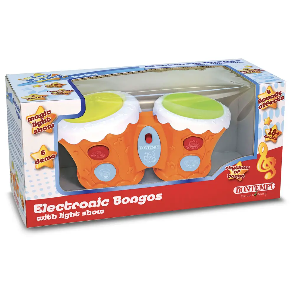 Bonghi Elettronici – Strumento Musicale Interattivo con Luci, Ritmi e Melodie per Bambini - musicali
