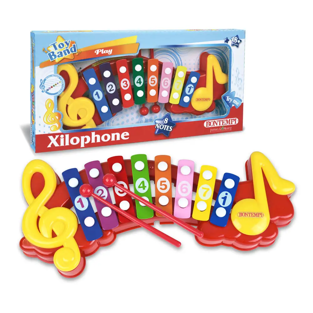 Xilofono con 8 Note Metalliche Colorate - musicali