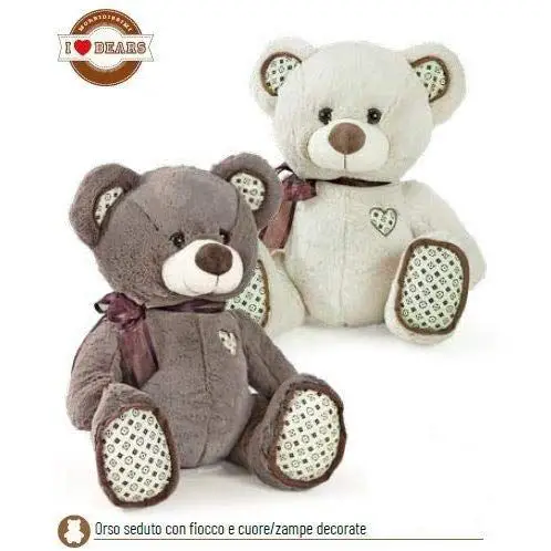 Orso Seduto 35cm. Assortito - peluches 0/36 mesi