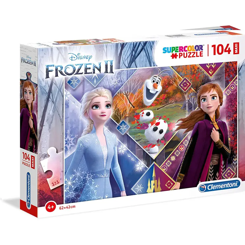 Puzzle 104 Pezzi Maxi 2 Frozen 2 - Puzzle in cartone