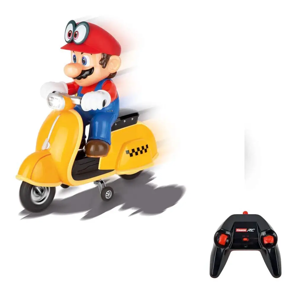 Vespa Super Mario Odyssey Scooter con radiocomando 2.4 GHz e batterie ricaricabili - radiocomandi