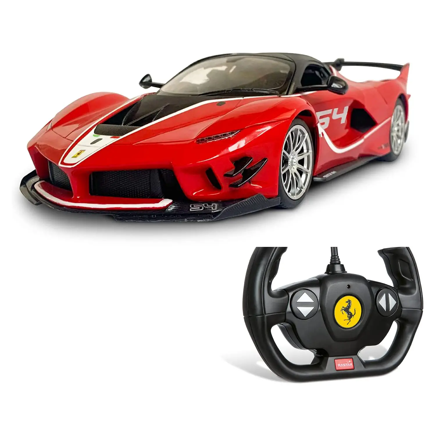 Mondo Motors Ferrari FXXK EVO Auto Giocattolo 1:14, fino a 10 km/h - radiocomandi