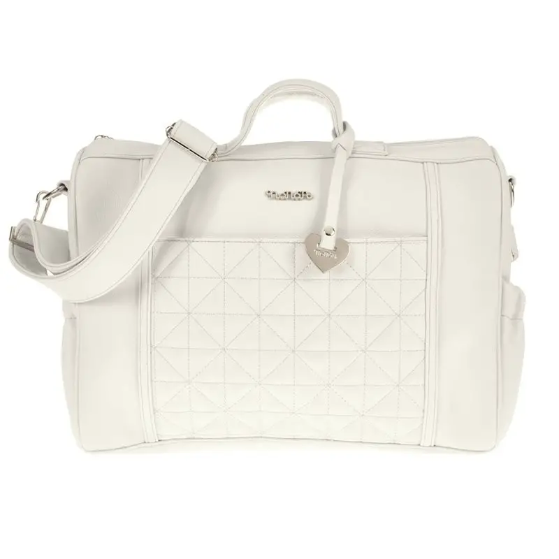 Borsa da Passeggio Trapuntata Bianca - borse e zaini