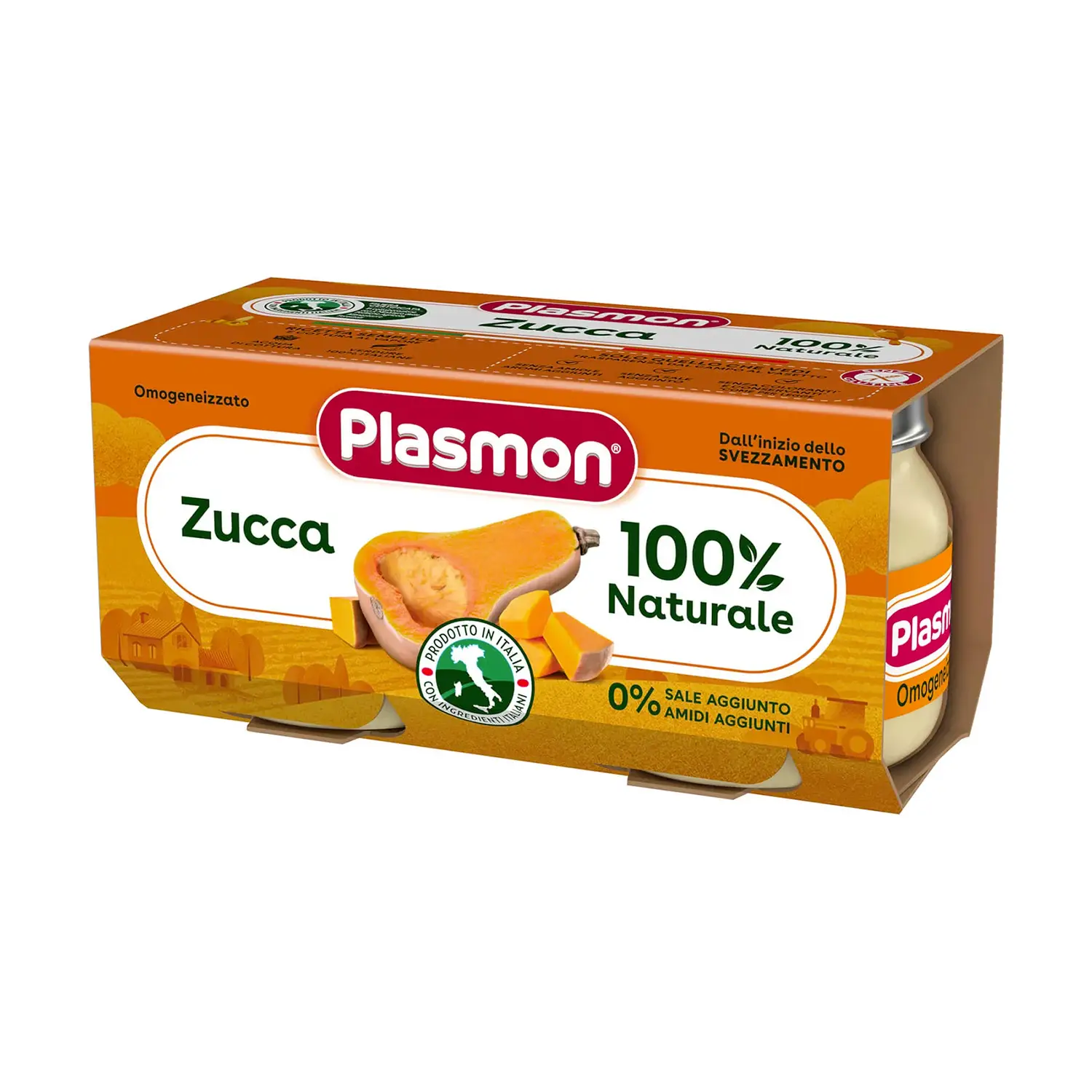 Omogeneizzato Verdure 2x80 gr. Zucca - omogeneizzati