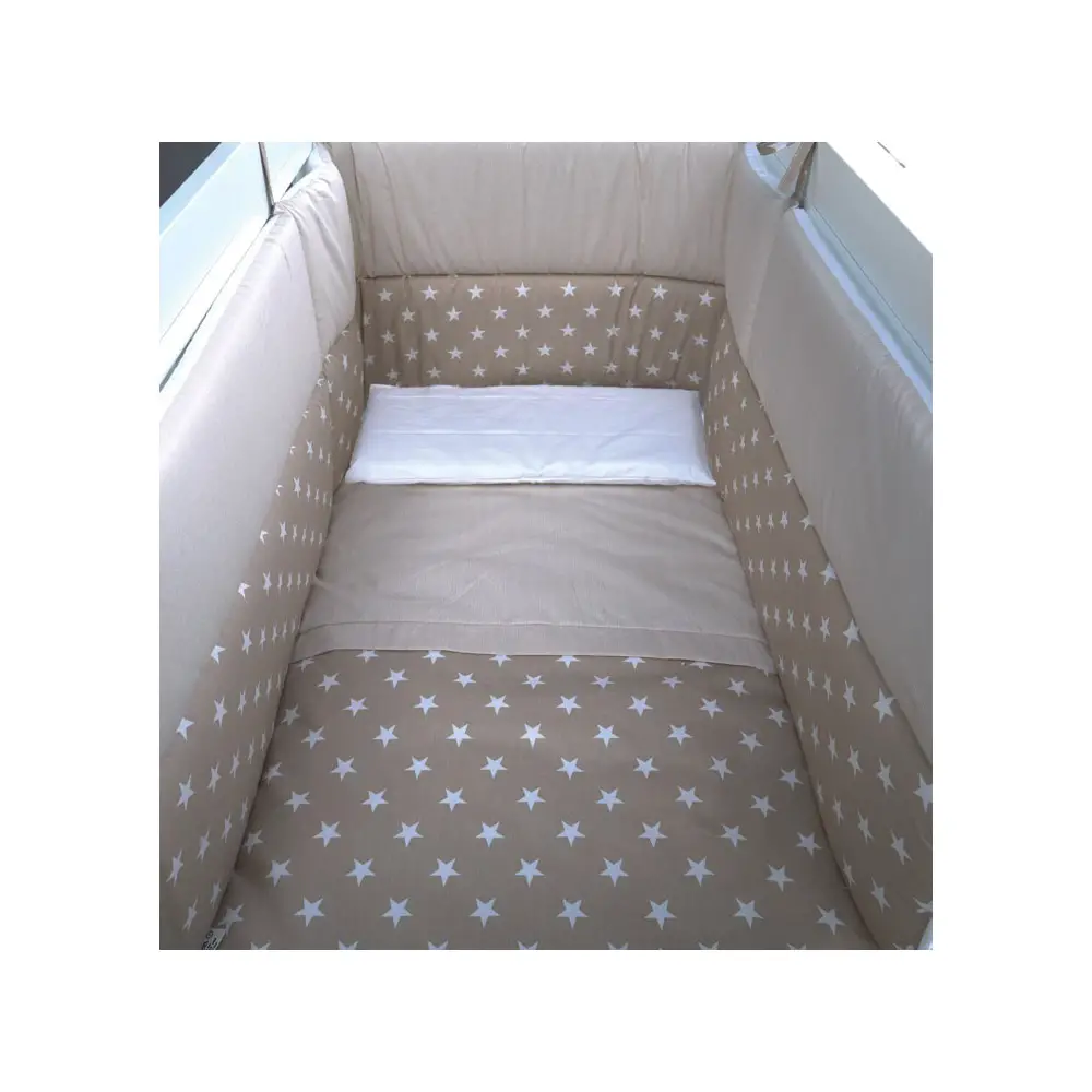 ALADINO COMPLETO TESSILE 5 PEZZI BIANCO AVANA - lenzuolini