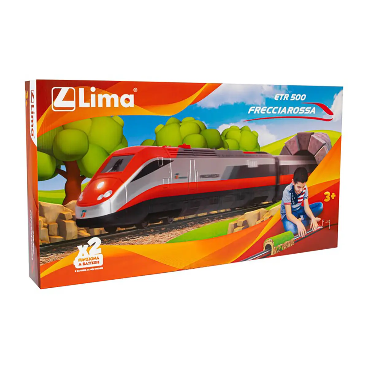Treno Frecciarossa ETR 500 Batteria - Veicoli, garage e piste