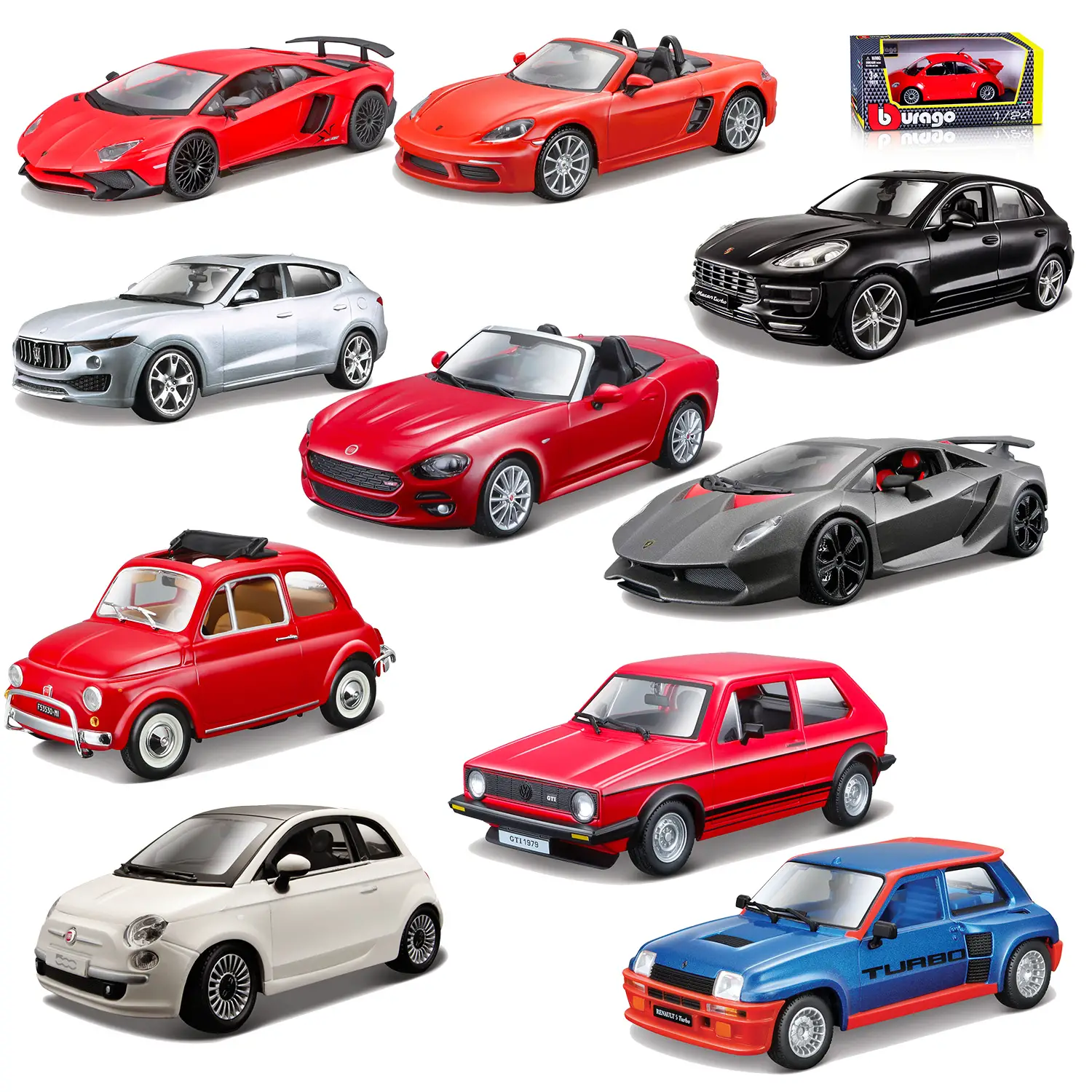 Auto 1:24 Collezione Bburago Assortite - modellini