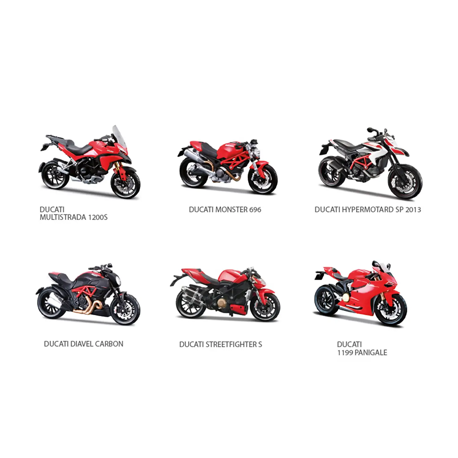 Moto 1:12 Collezione Moto Ducati - modellini