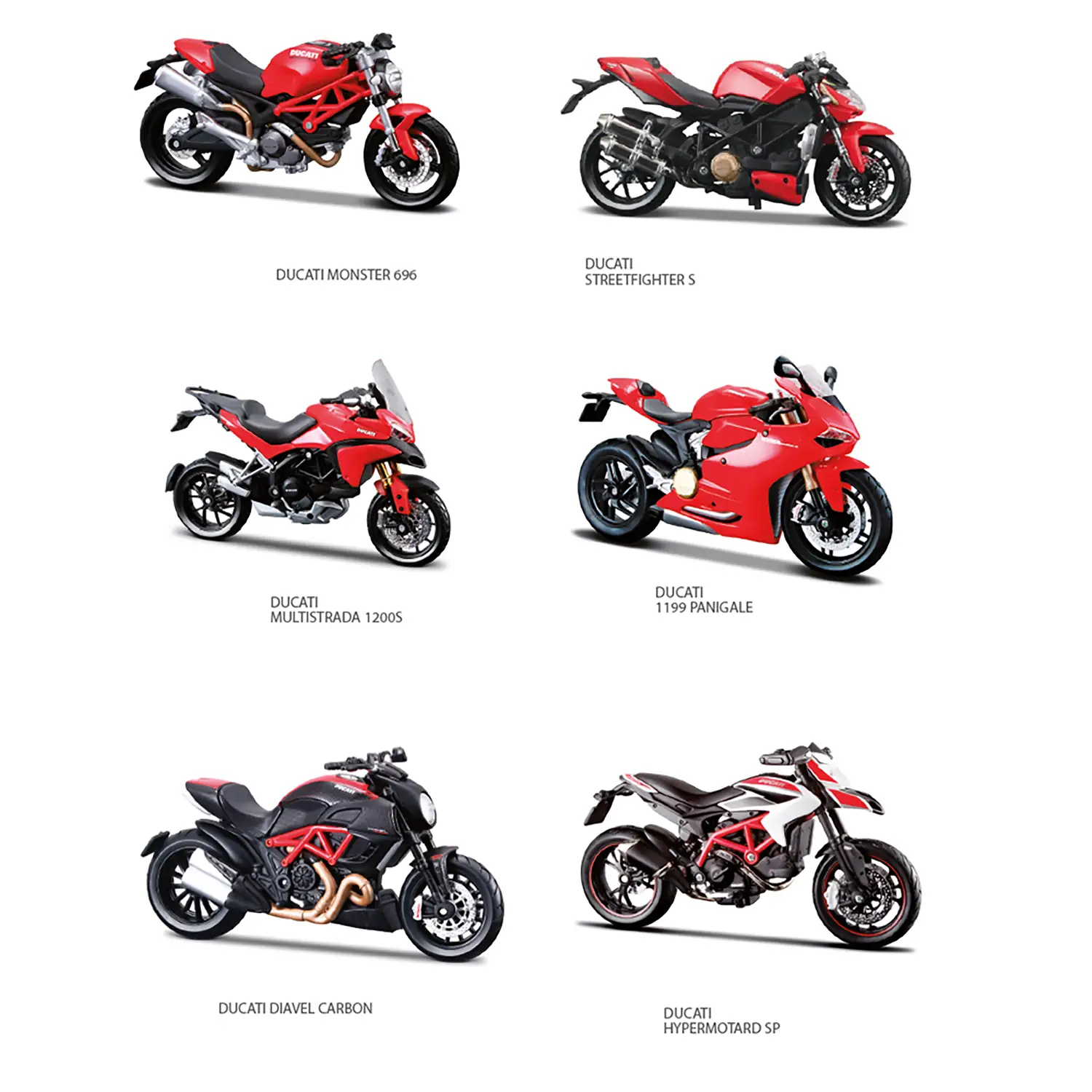 Moto 1:18 Collezione Moto Ducati - modellini