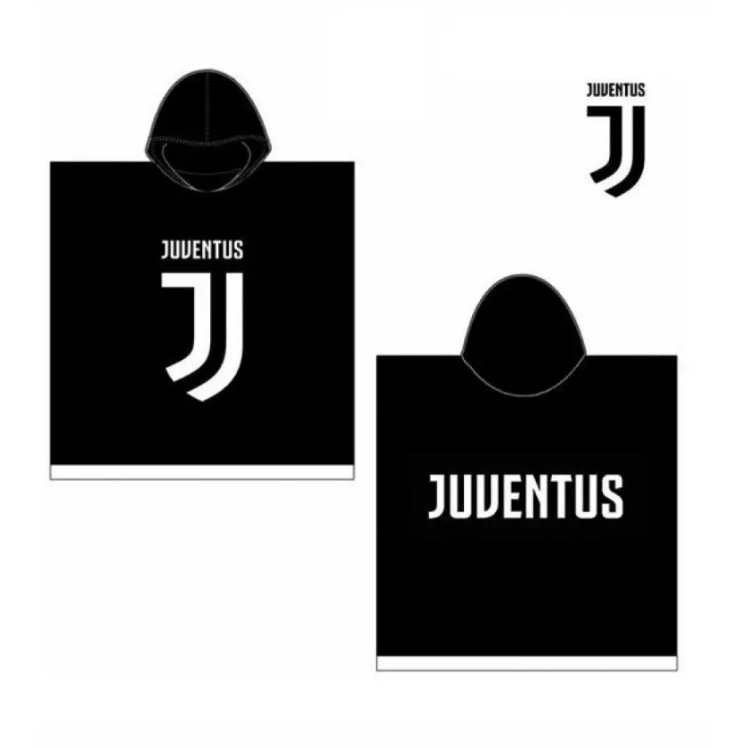 Accappatoio per Bambini Poncho in Spugna F.C. Juventus Ufficiale - accessori stagionali
