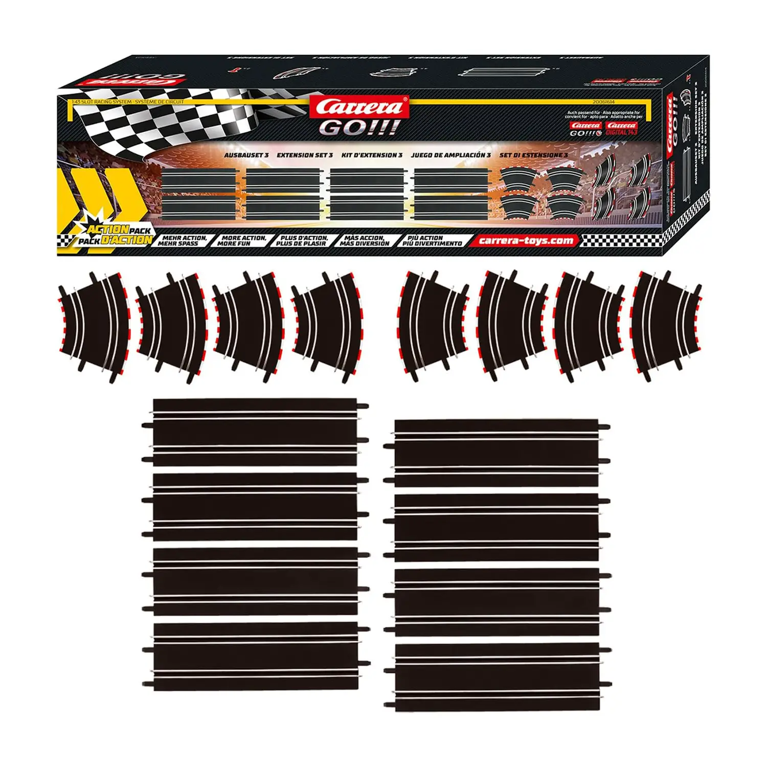 Set Espansione 3 Carrera GO!!! – Piste 1:43 - Veicoli, garage e piste