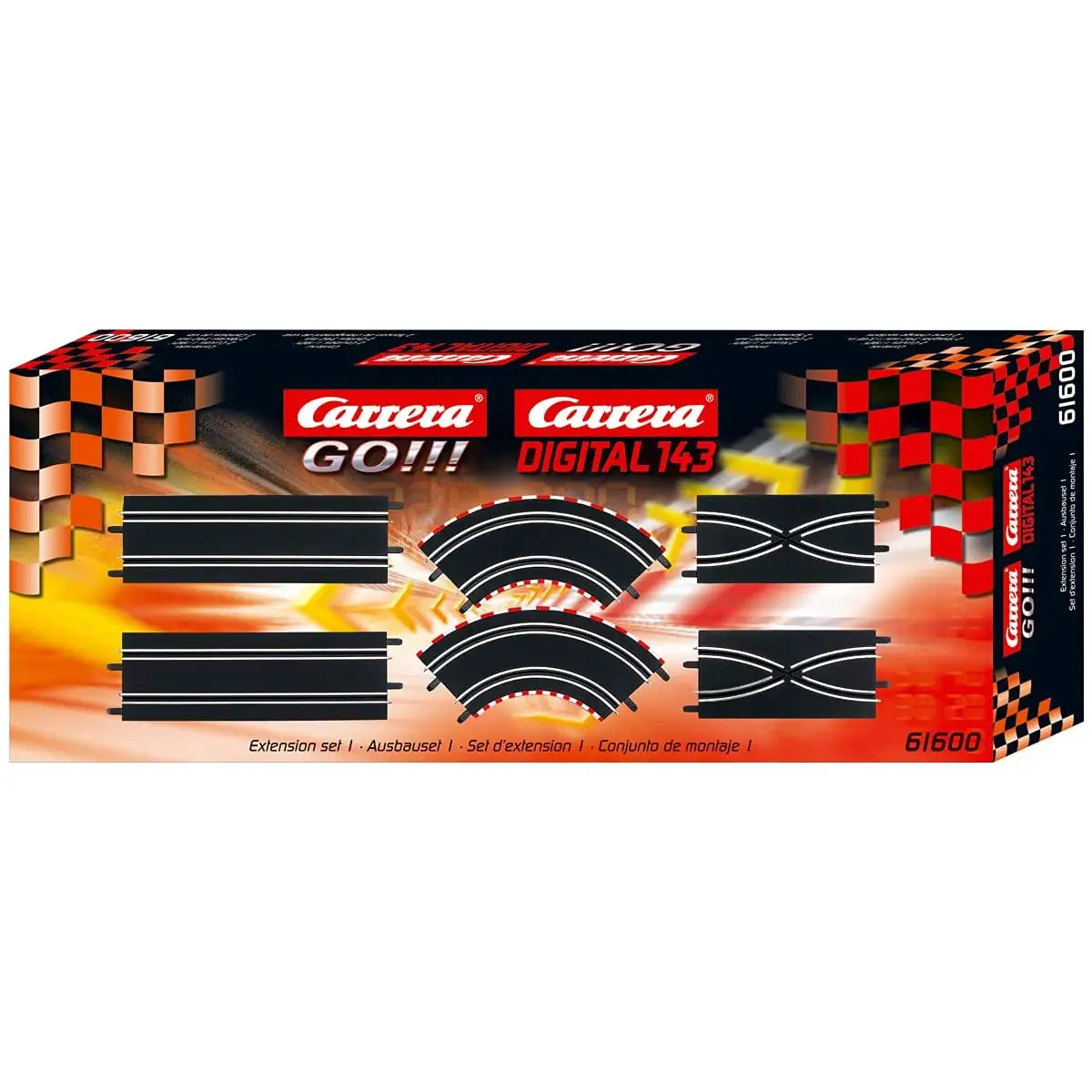 Set Espansione 1 Carrera GO!!! / GO!!! Plus / Digital 143 – Piste 1:43 - Veicoli, garage e piste