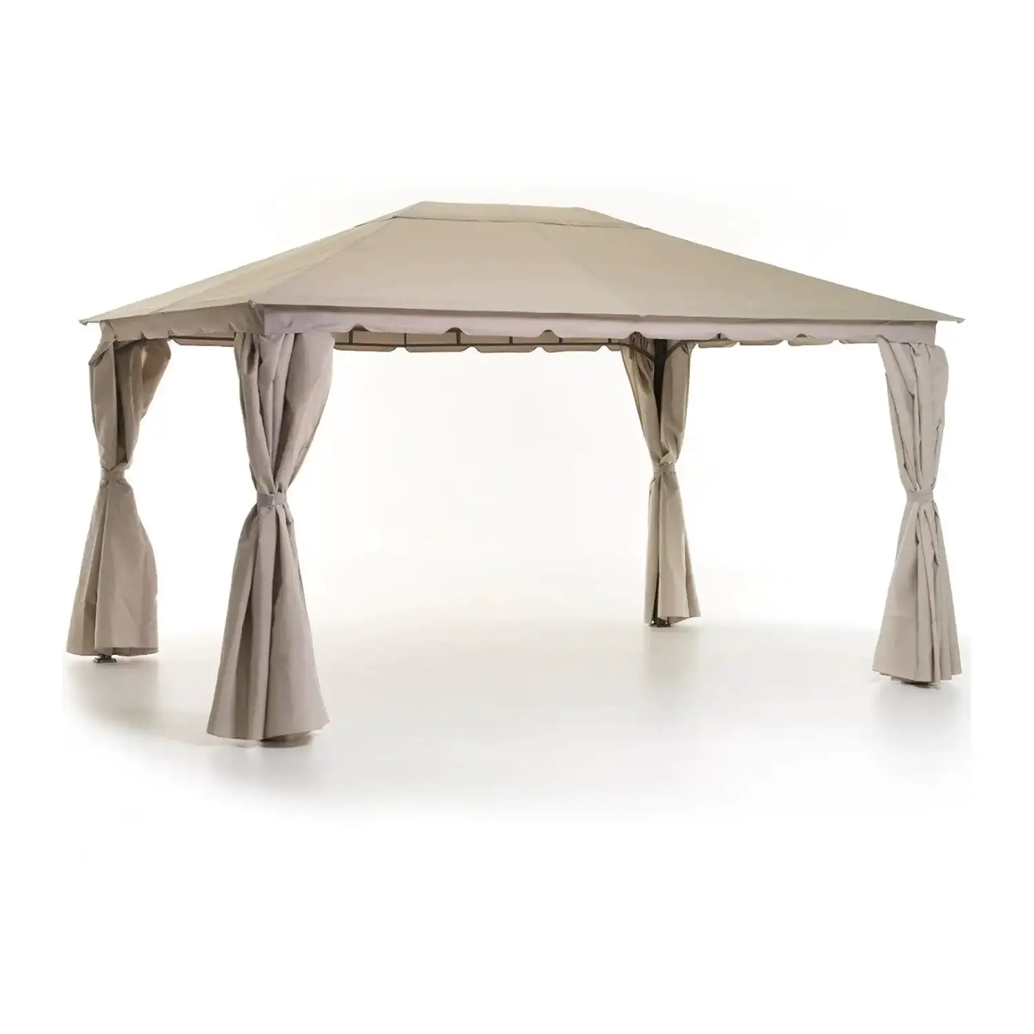 Gazebo Roma 3x4 Ecrù - gazebi in ferro