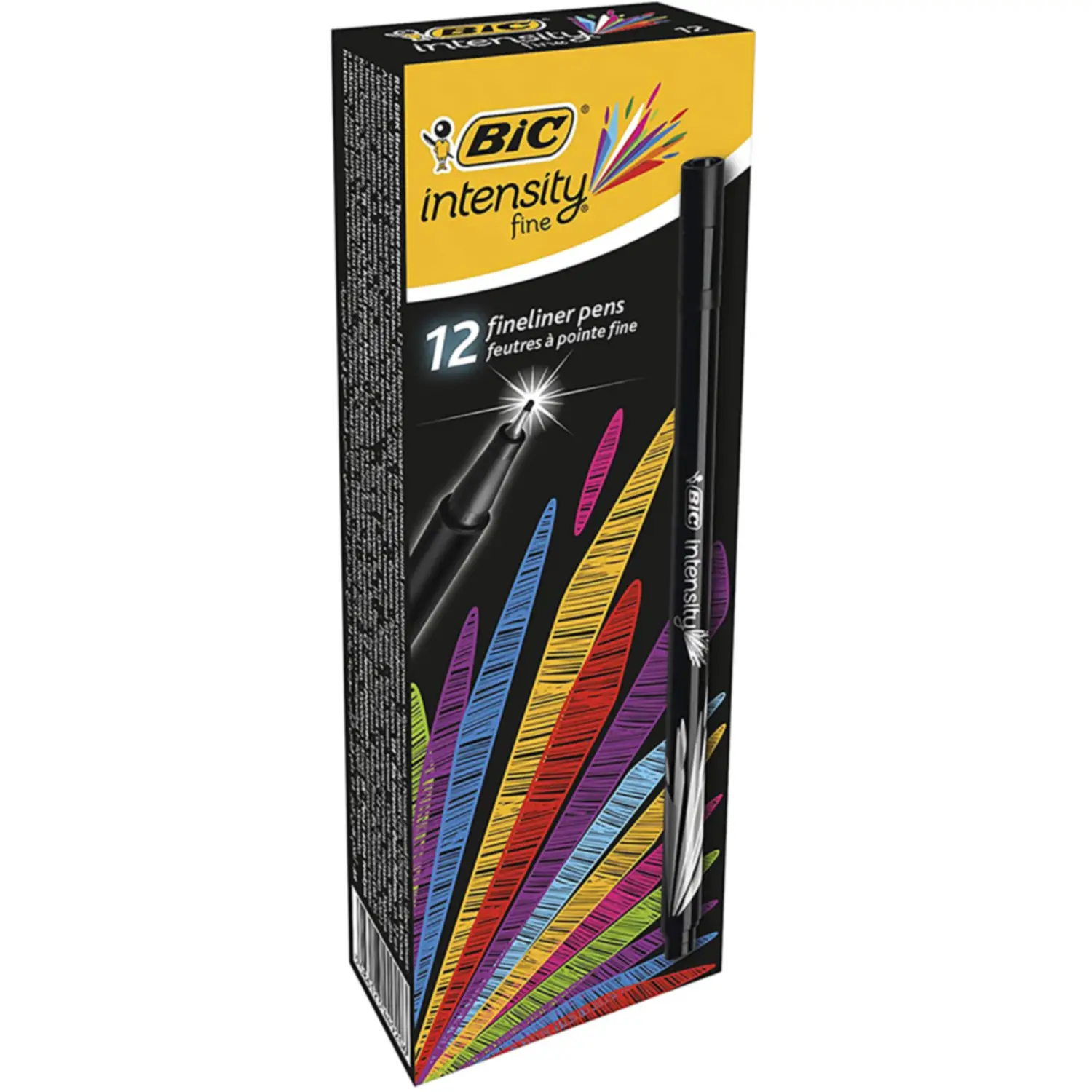 Penna BIC Intensity Fine Nera - penne pennarelli ufficio