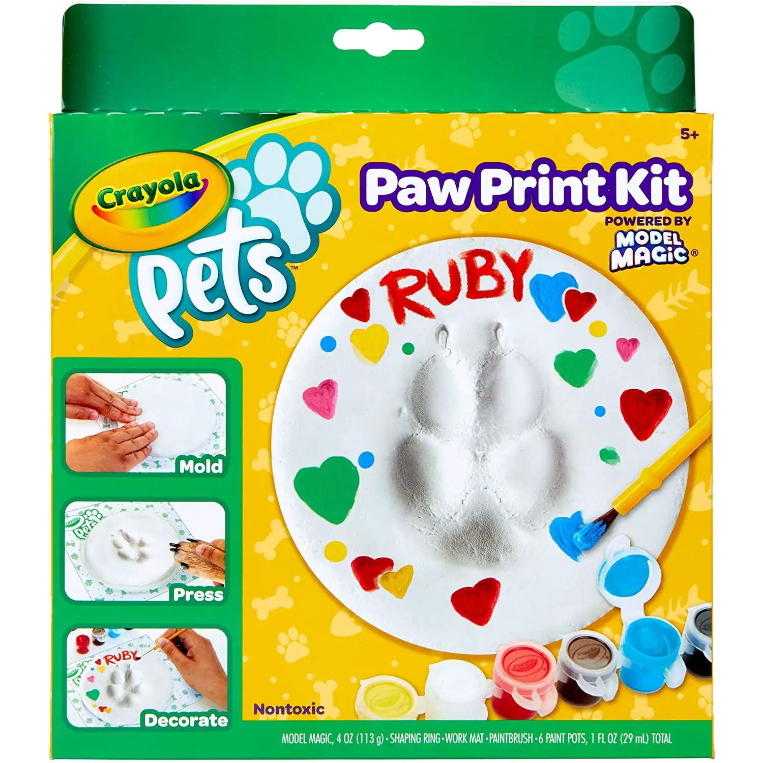 Crayola Pets Set Impronta Cerchio – Crea l’Arte con il Tuo Animale Domestico - creatività