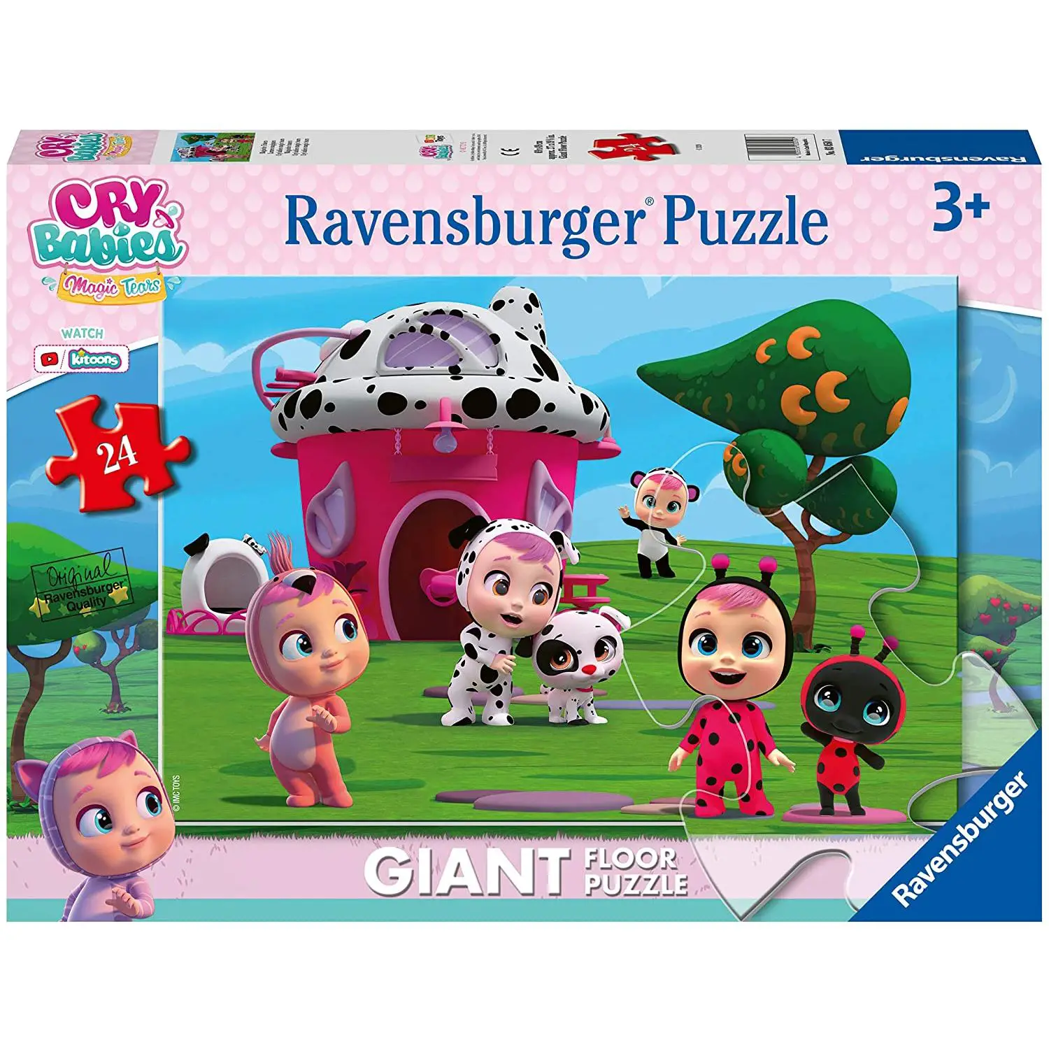Puzzle 24 Pezzi Giant Cry Babies – Ravensburger - Puzzle in cartone