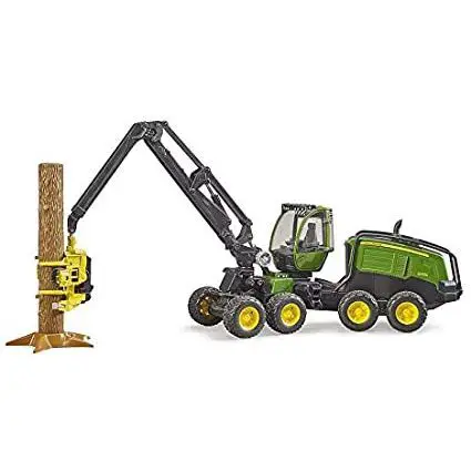 Bruder John Deere 1270G Taglia Tronchi con Braccio Meccanico - modellini