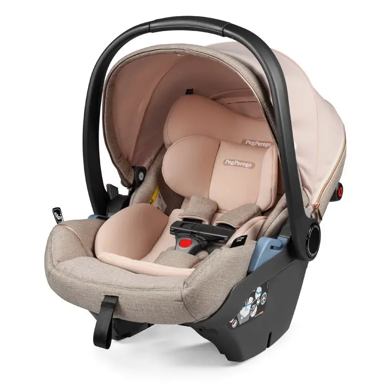 Seggiolino Auto Peg Primo Viaggio Lounge Mon Amour – Reclinabile e i-Size - neonati 40-87 cm (0-1 anno)