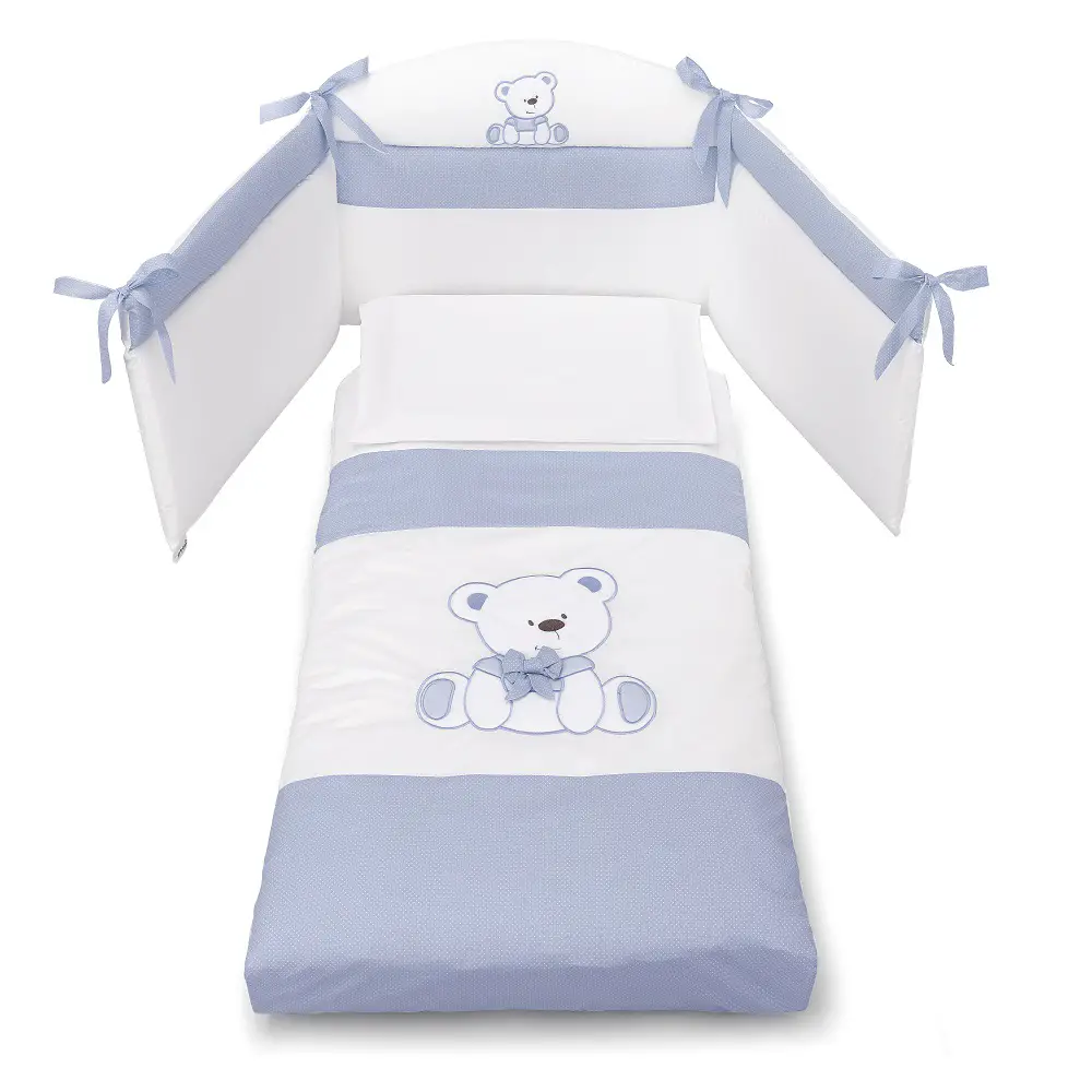 Erbesi Tato Completo Sfilabile Set 3 Pezzi – Bianco Celeste - lenzuolini