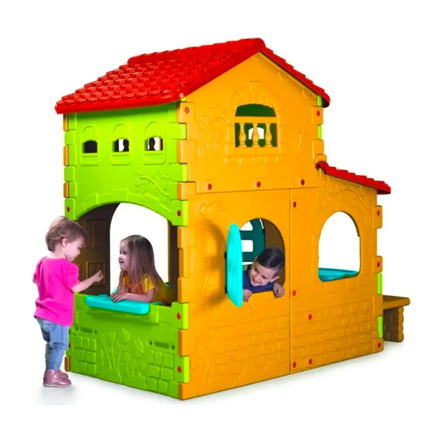 Grande Villa Gioco per Bambini - Feber Famosa - Casette