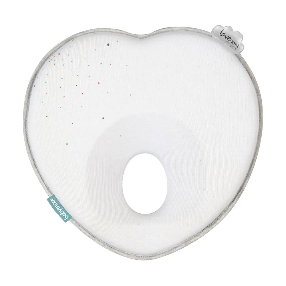 Cuscino Anti Plagiocefalia Lovenest Original White – Ergonomico per Neonati - Zona Nanna