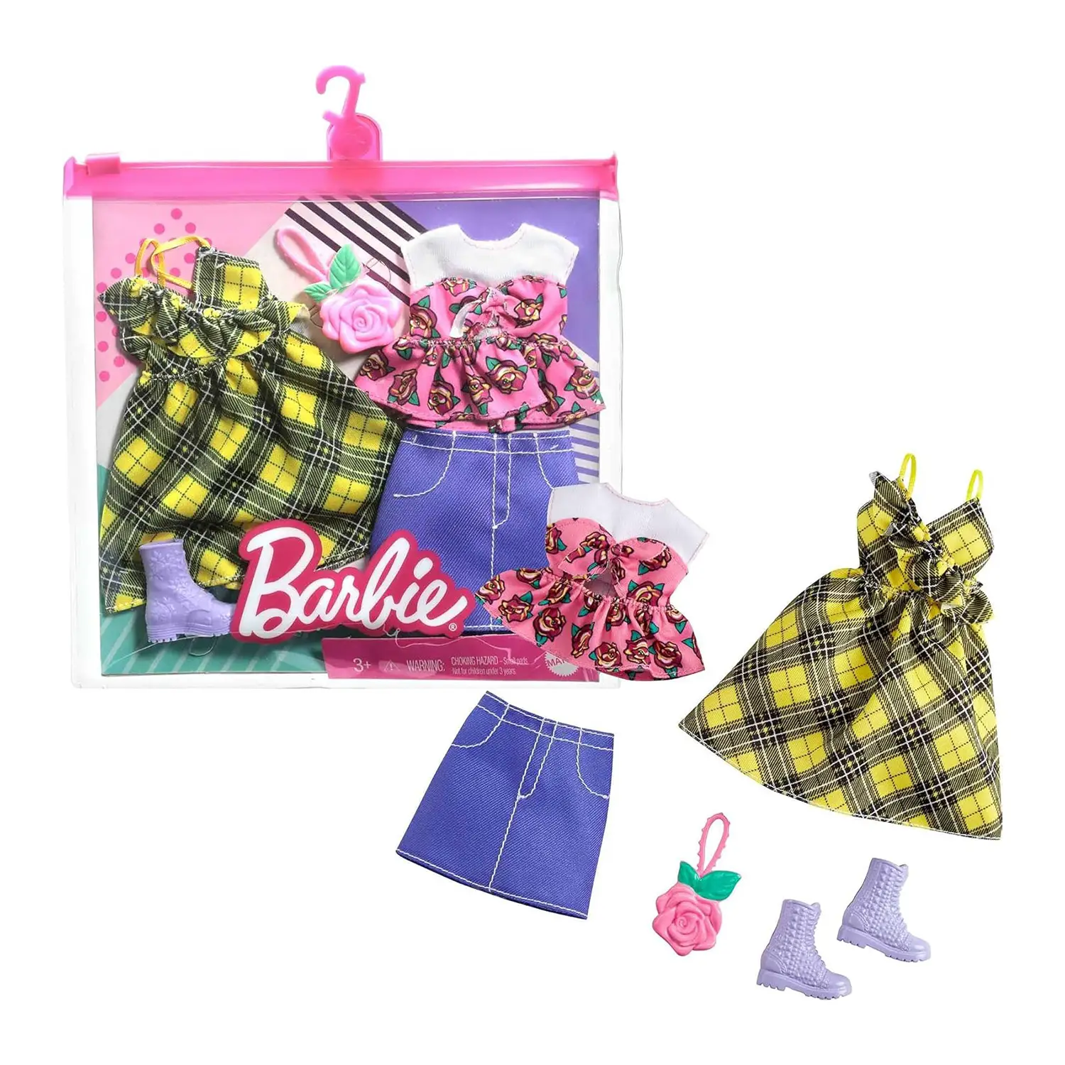 Barbie Abiti Mode Fashion 2-Pack Grc83 - collezionabili bambina