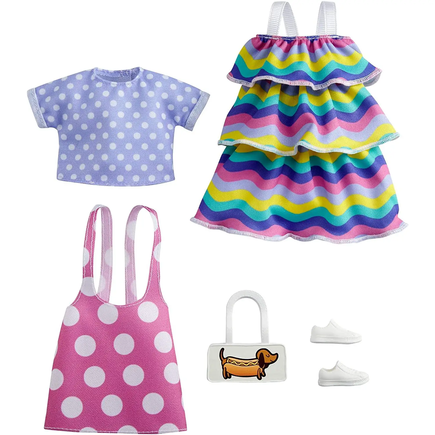 Barbie Abiti Mode Fashion 2-Pack Grc87 - collezionabili bambina