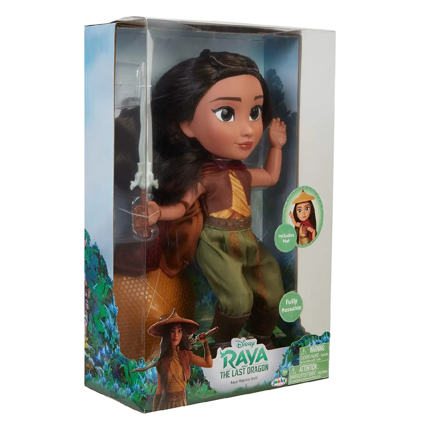Raya The Last Dragon Bambola Raya 38 cm - Avventura e Gioco Creativo - collezionabili bambina