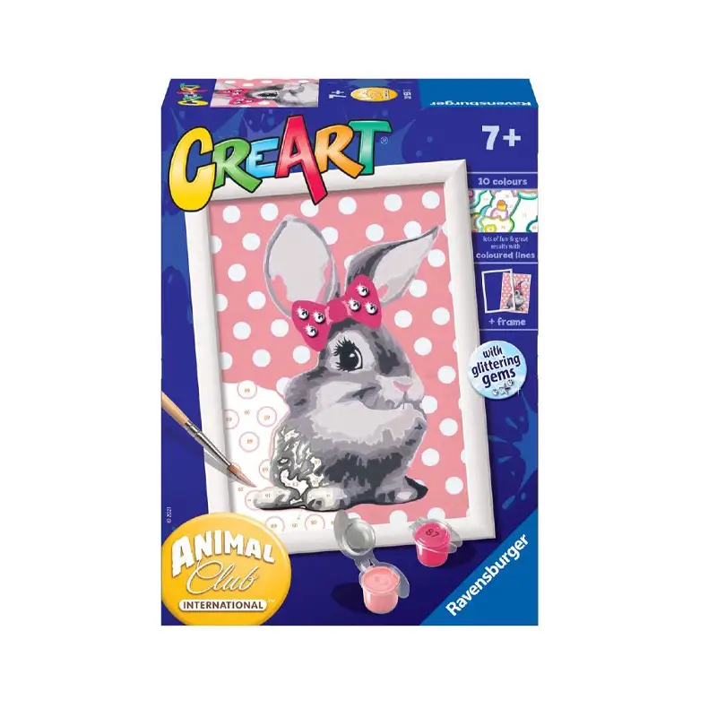 CreArt Coniglietta - Gioco Creativo da Dipingere per Bambini - creatività