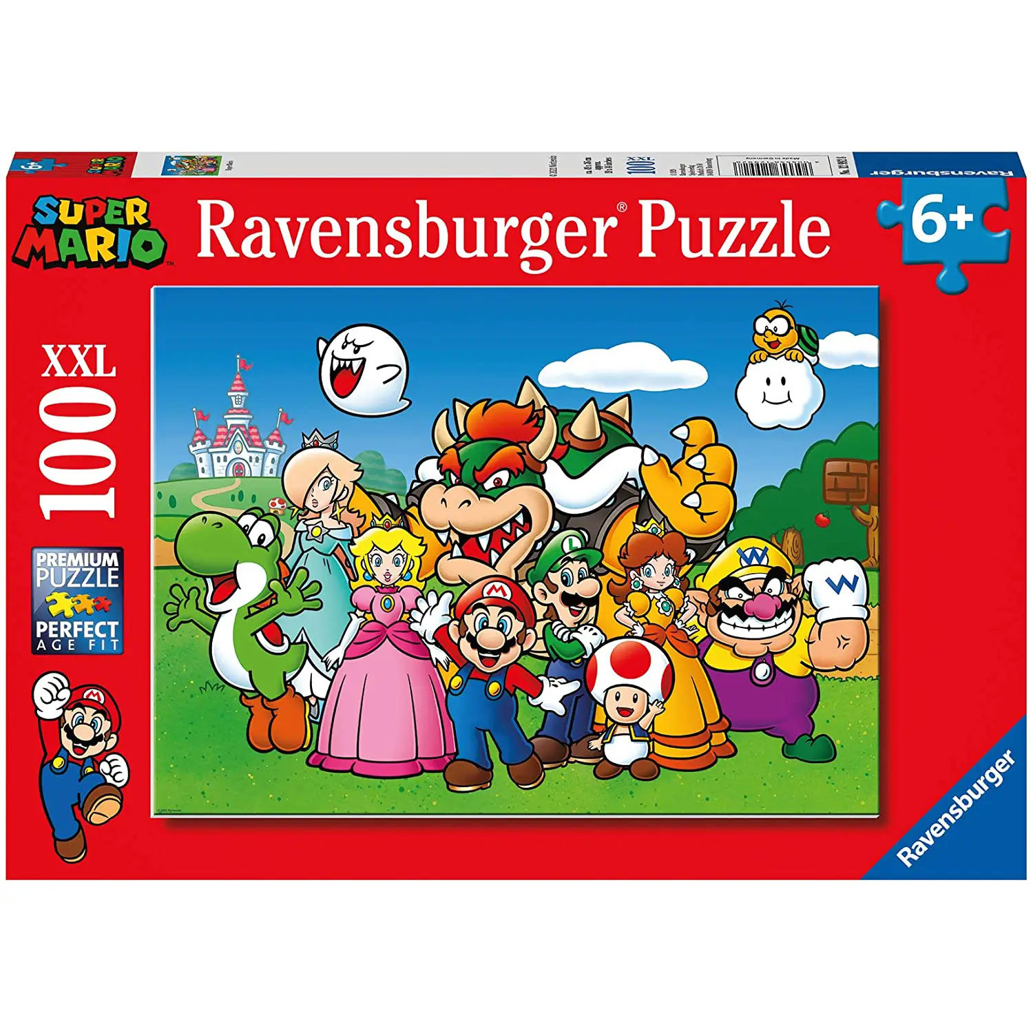 Puzzle 100 Pezzi XXL Super Mario | Ravensburger - Puzzle in cartone