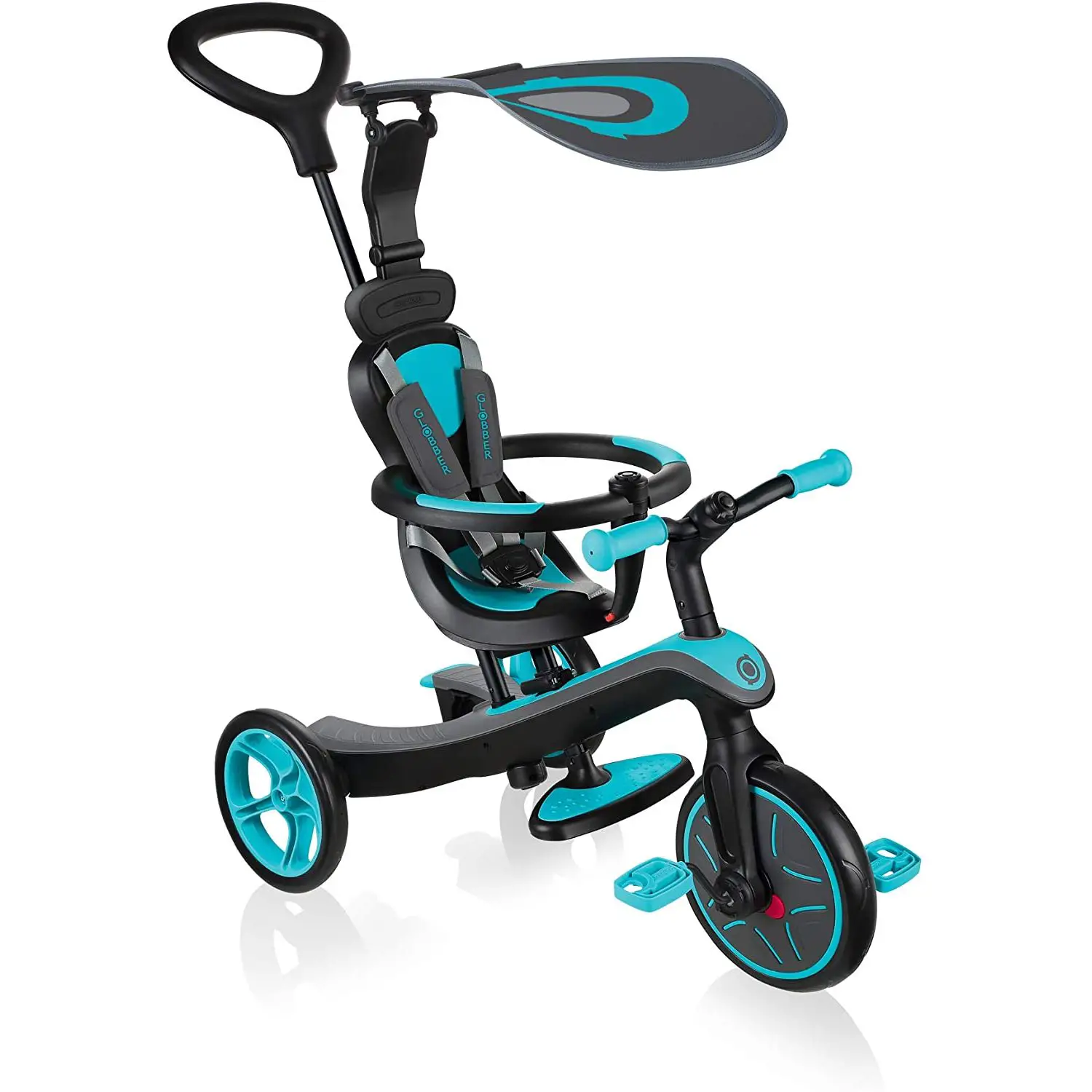 Triciclo Globber Xplorer Trike 4 in 1 – Verde Acqua - Tricicli e primi passi