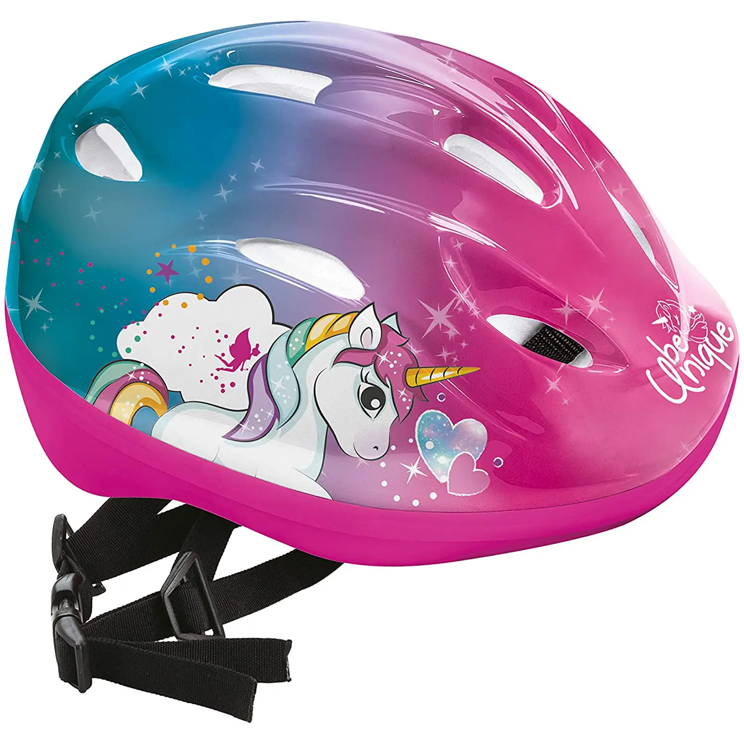 Casco di Sicurezza Unicorn - Regolabile 52-56 cm per Biciclette, Monopattini e Skateboard - monopattini