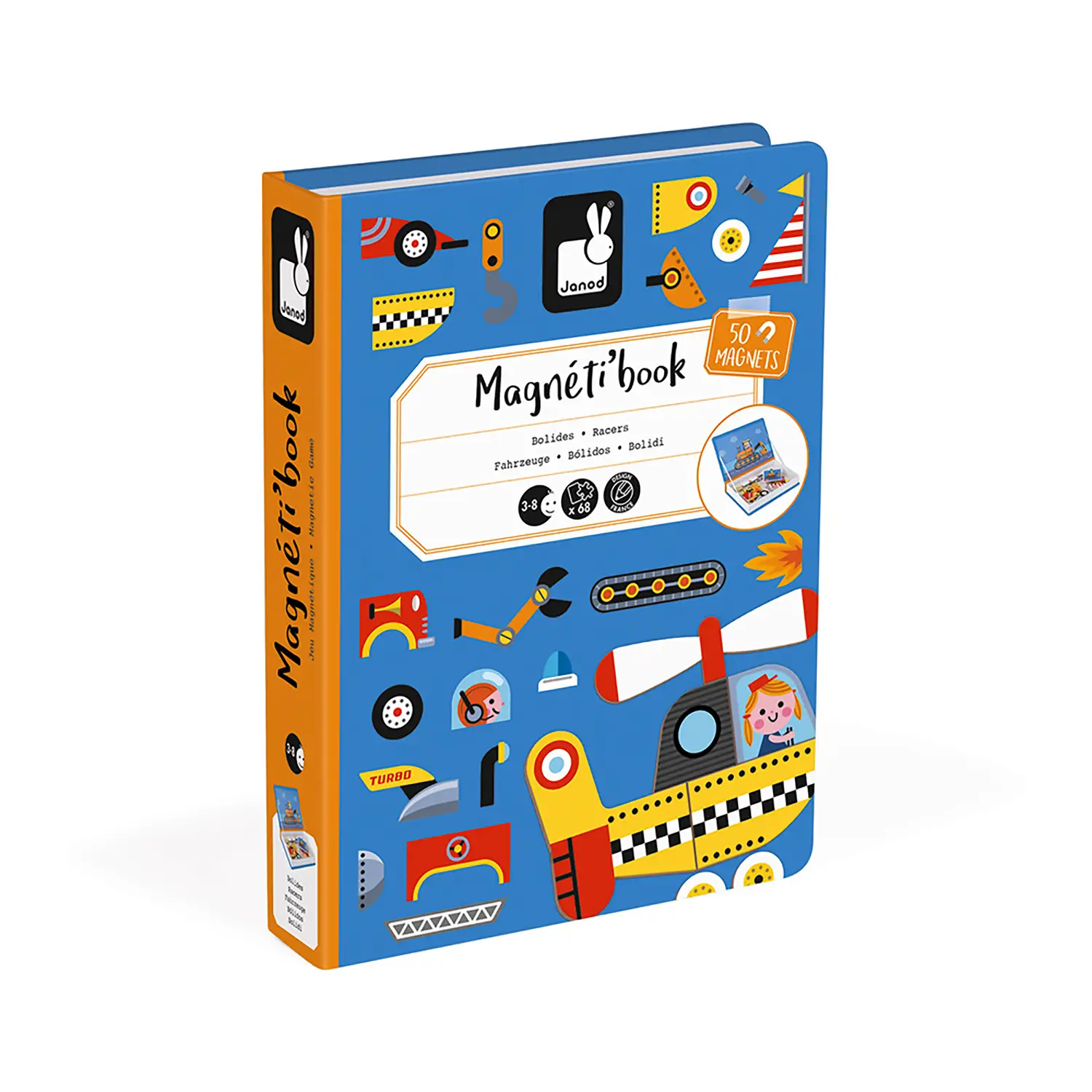 Magneti Book - Automobili | Gioco Educativo Magnetico per Bambini - costruzioni magnetiche