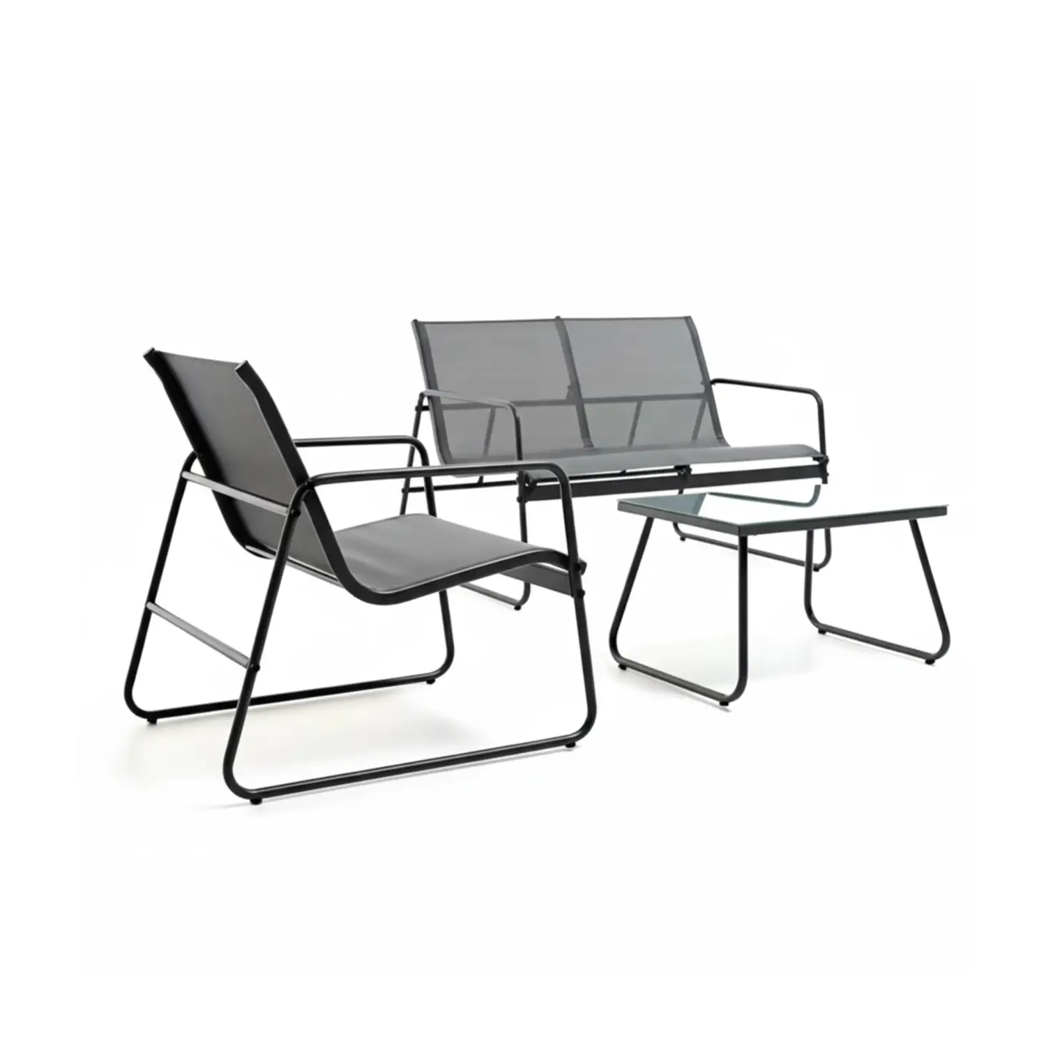 Salottino Jask Antracite – Comfort e Stile per il Tuo Outdoor - set e salotti