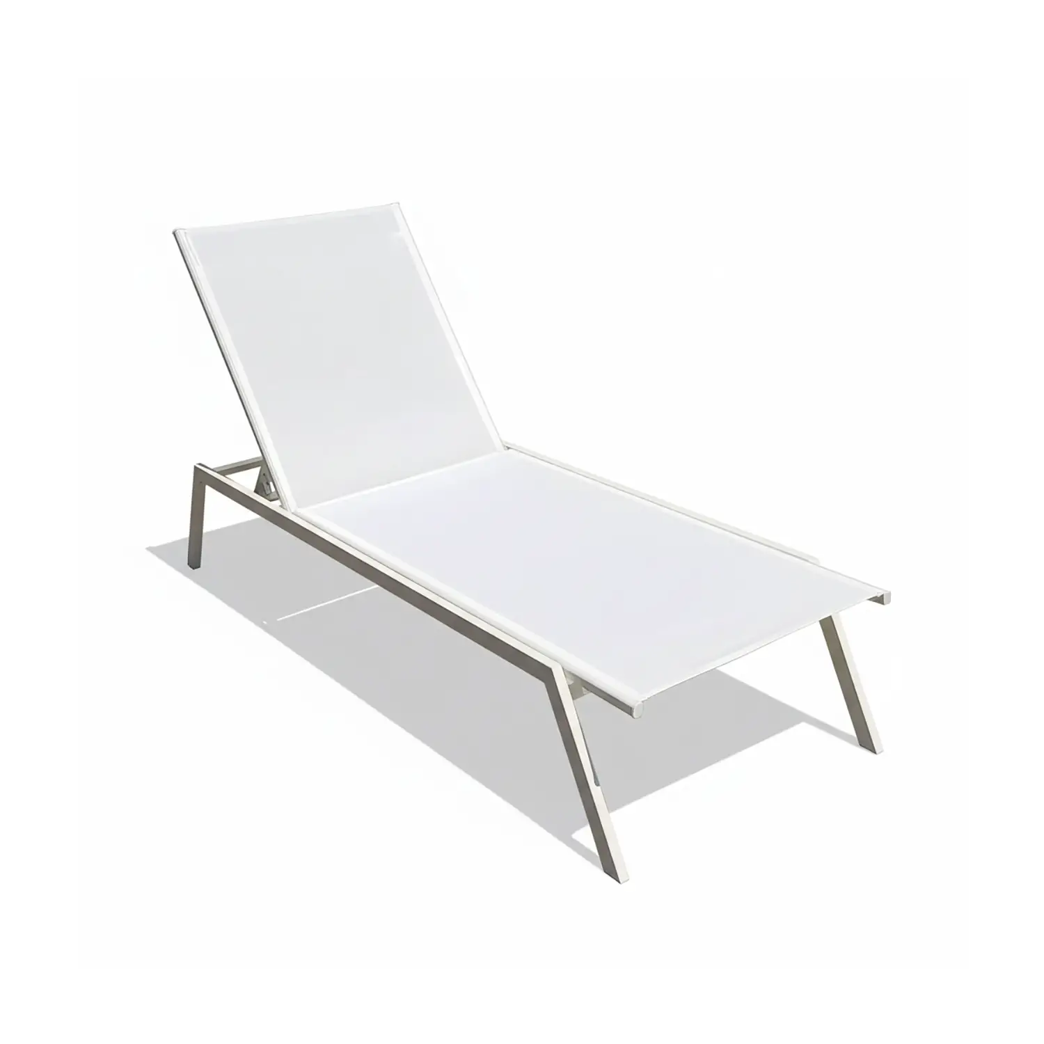 Lettino Playa Bianco – Eleganza e Comfort per il Tuo Relax Outdoor - divani e poltrone