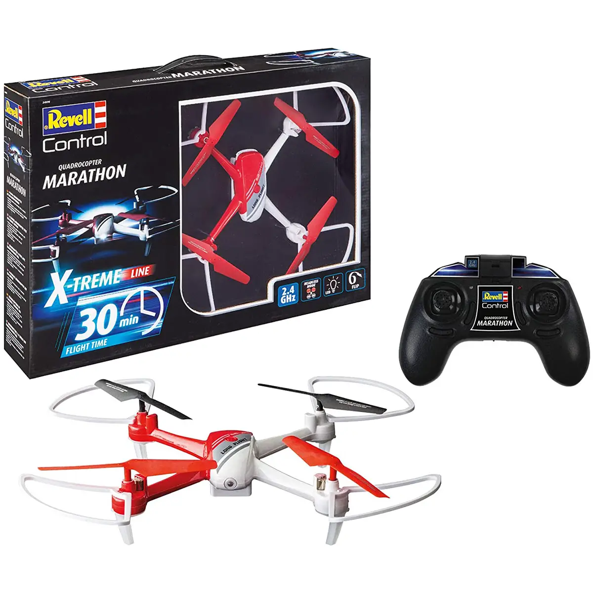 X-Treme Quadcopter Marathon con Radiocomando 4 Canali – Drone RC - radiocomandi