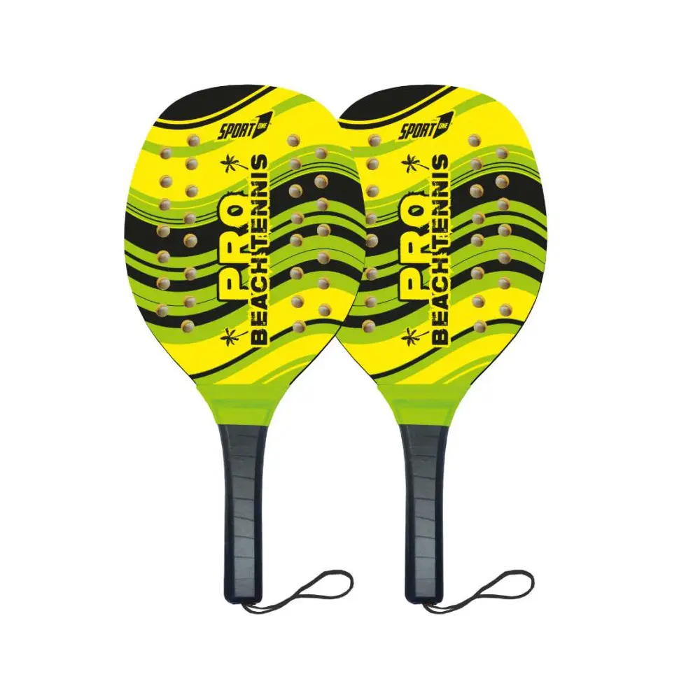 Racchettoni Beach Tennis Pro – Coppia di Racchette con Pallina - Attrezzature sportive