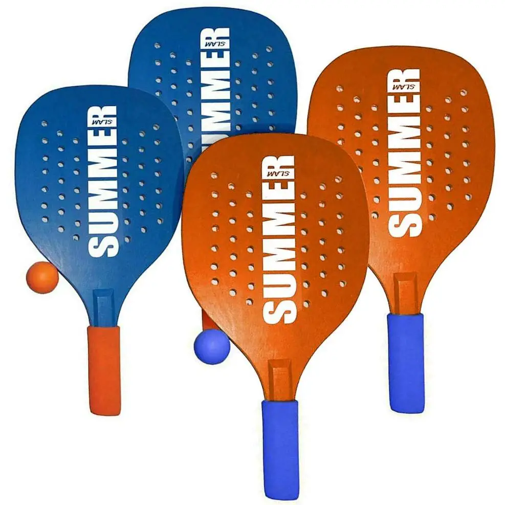 Coppia Racchette Summer Slam Beach Tennis con Pallina - Attrezzature sportive