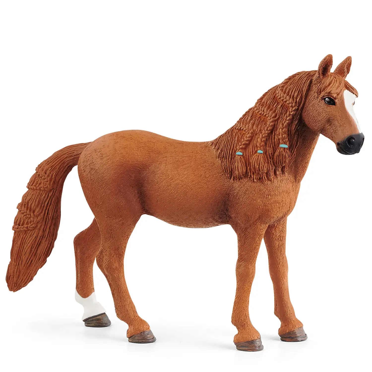 Schleich Giumenta di German Riding Pony - Miniatura Realistica in Resina - Animali