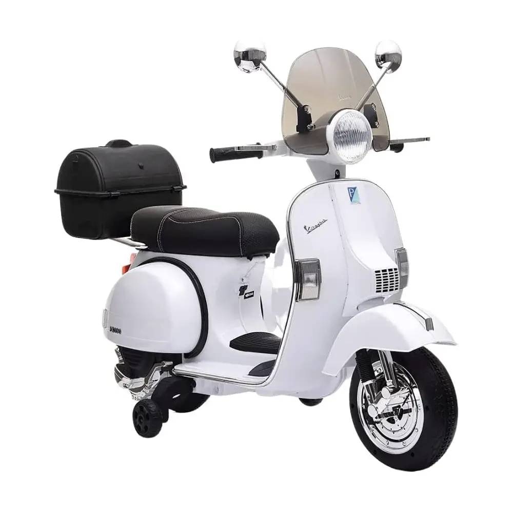 Vespa Elettrica Moto Scooter Per Bambini Full PX 150 Bianco - moto