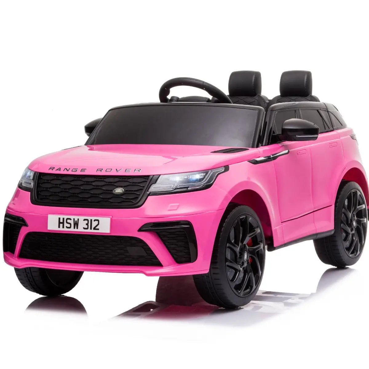 Auto Elettrica per Bambini Land Rover Velar Rosa - auto