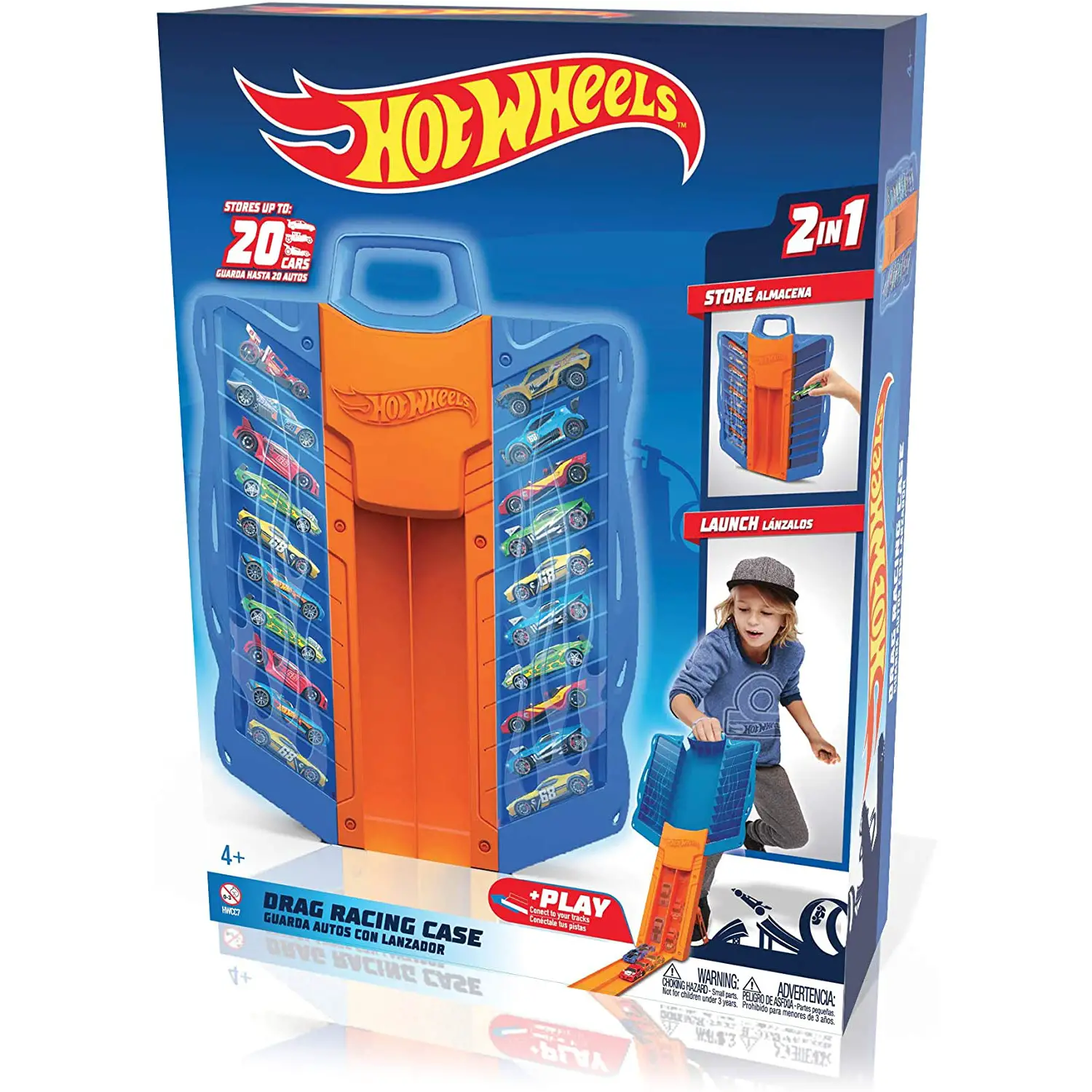 Valigetta Carcase Multidrag Races per 20 Automobiline - play set