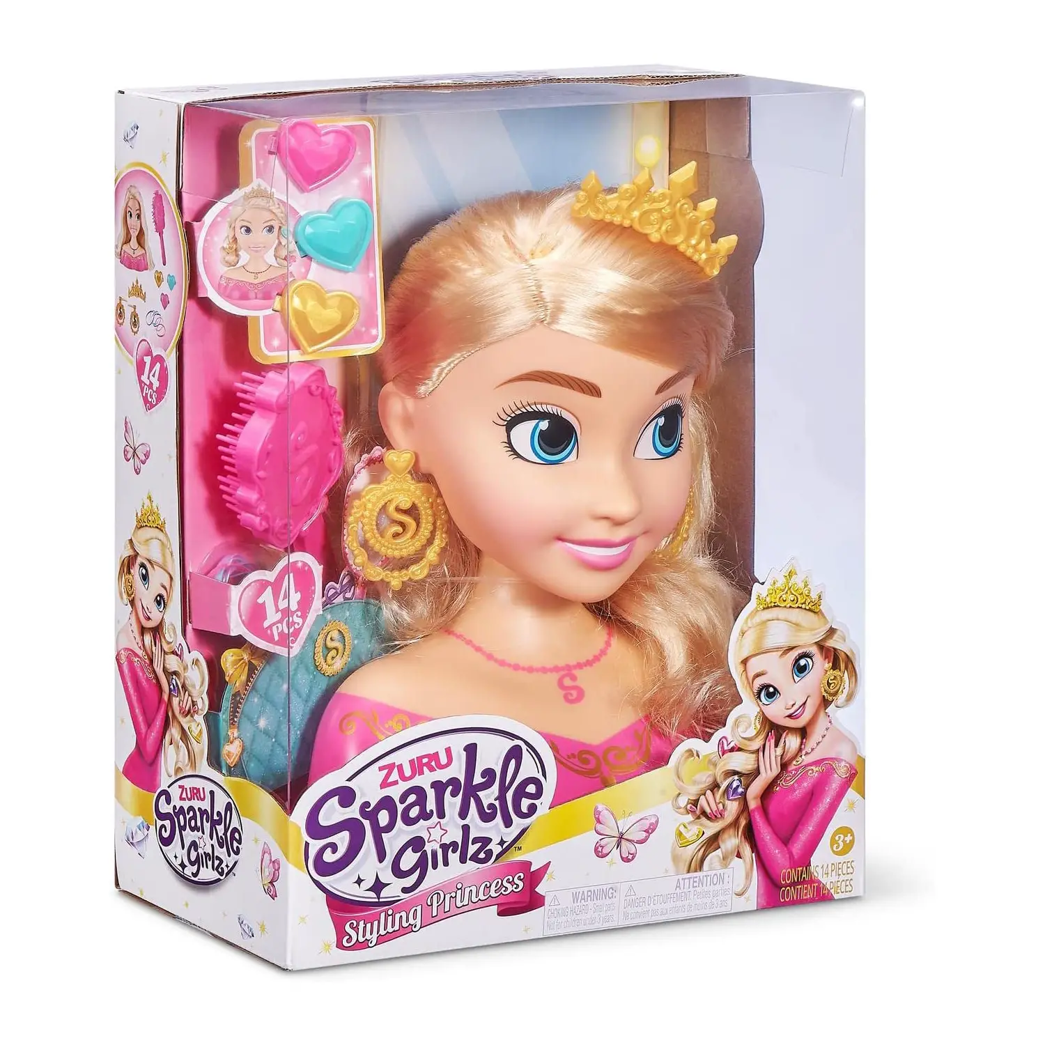 Sparkle Girlz Testa Acconciature - collezionabili bambina
