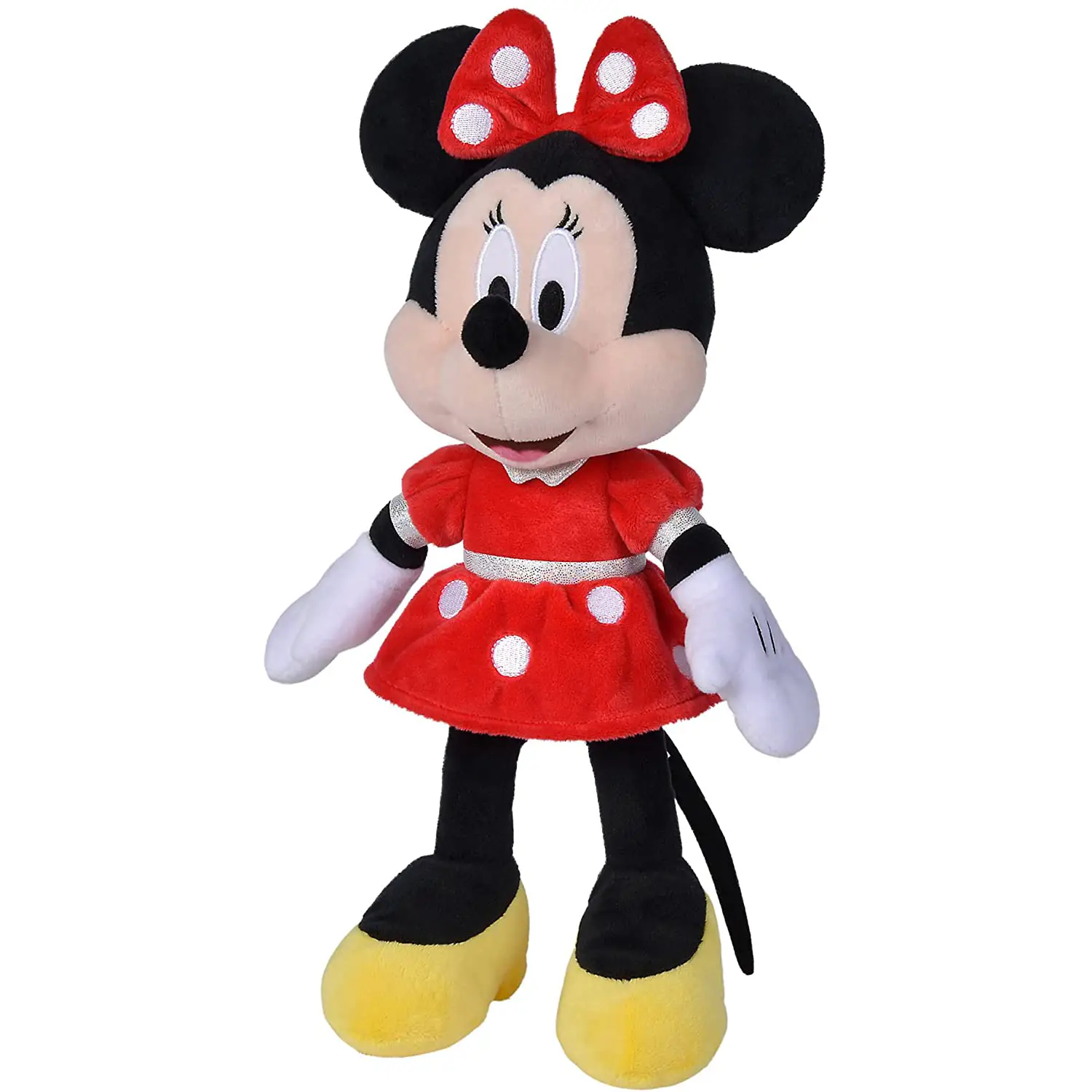 Peluche Minnie 35cm. con Abito Rosso - peluches 0/36 mesi