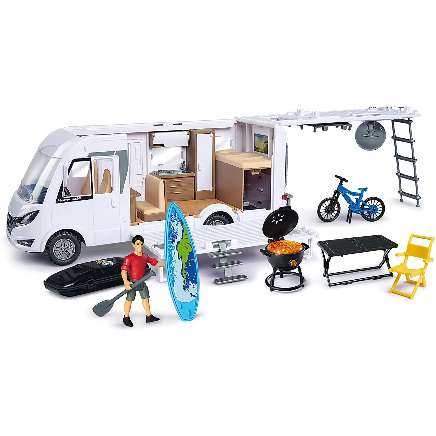 Dk Camper Set in Scala 1:24 Pers e Acc. - modellini