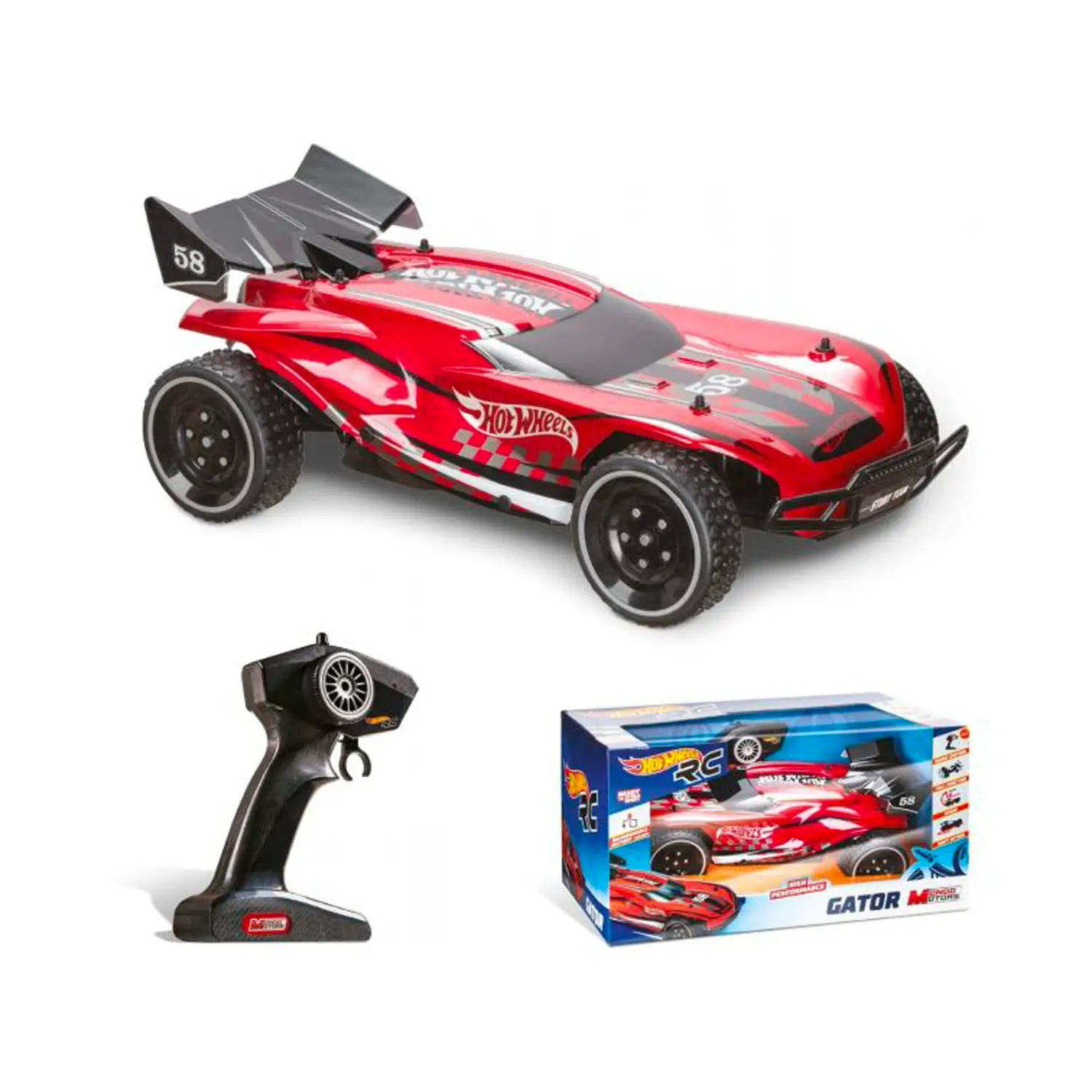Auto Radiocomandata Hot Wheels New Gator 1:10 - Mondo Motors - radiocomandi
