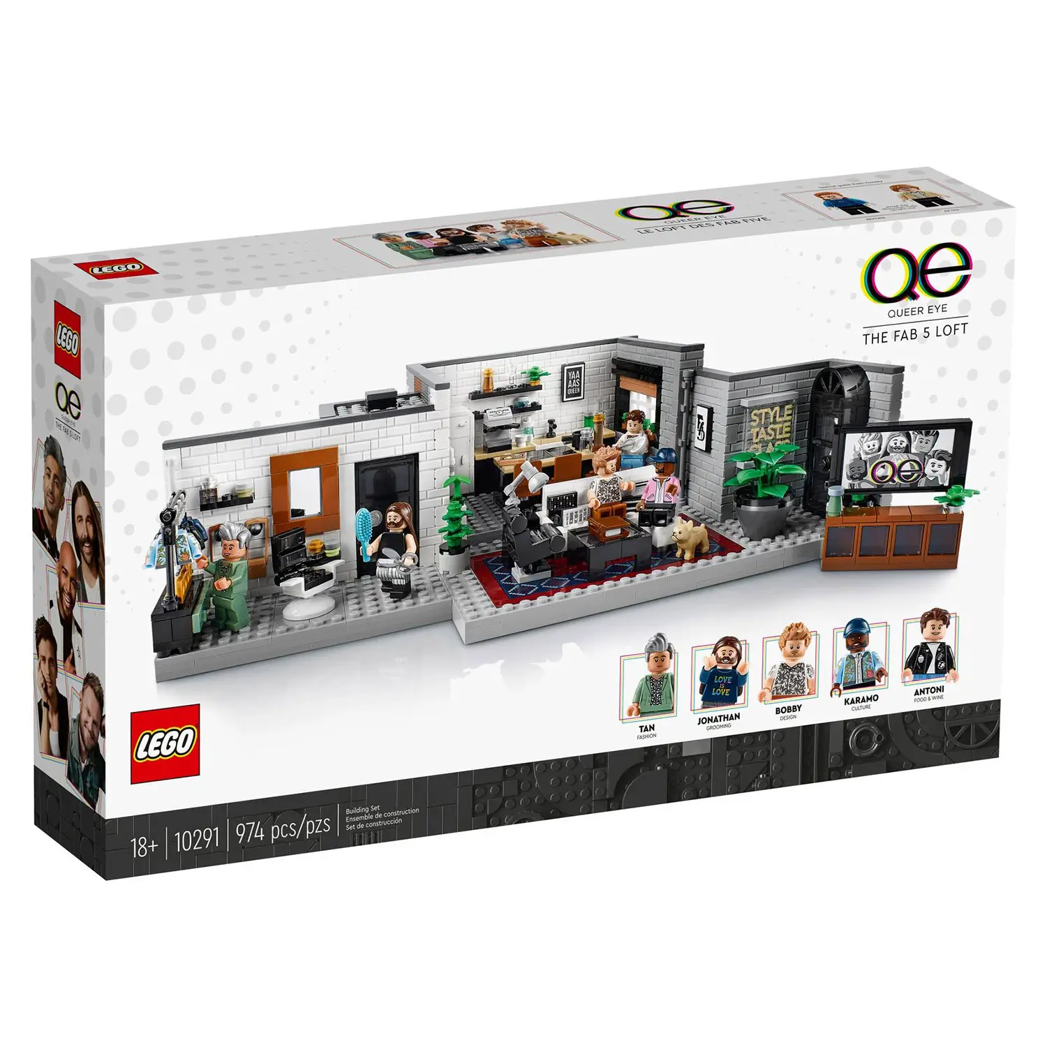 LEGO Creator Expert Queer Eye - Loft dei Fab Five 10291 - lego
