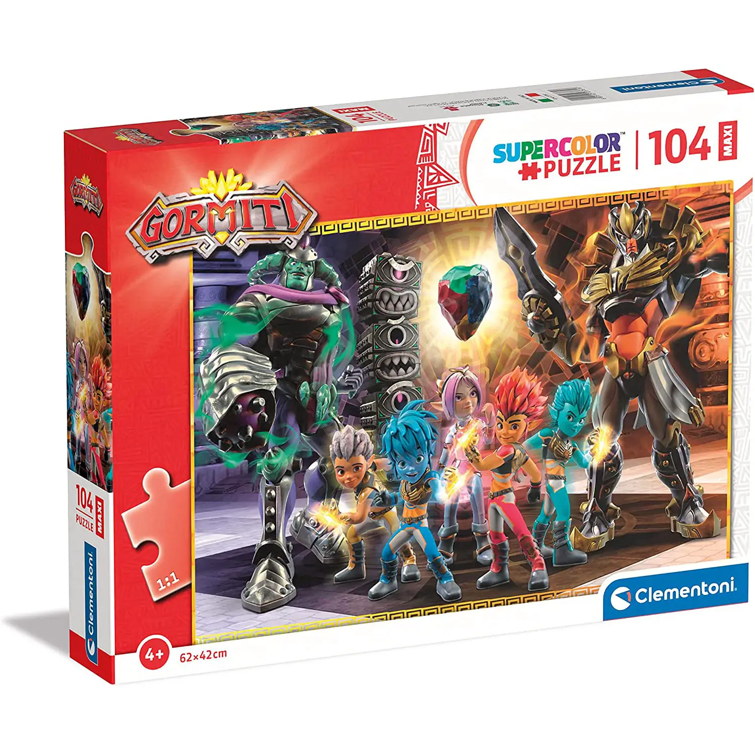 Puzzle 104 Pezzi Maxi Gormiti 2 - Puzzle in cartone