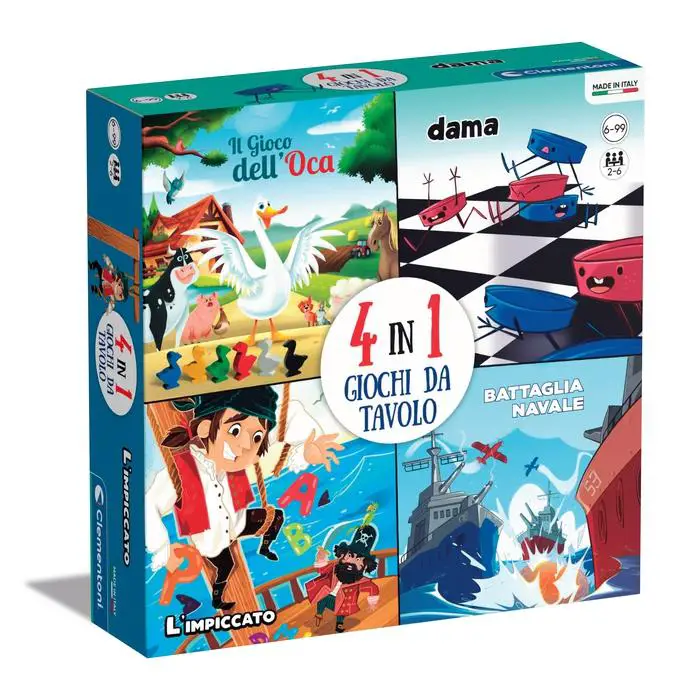 4 in 1 Giochi da Tavolo - Giochi di società